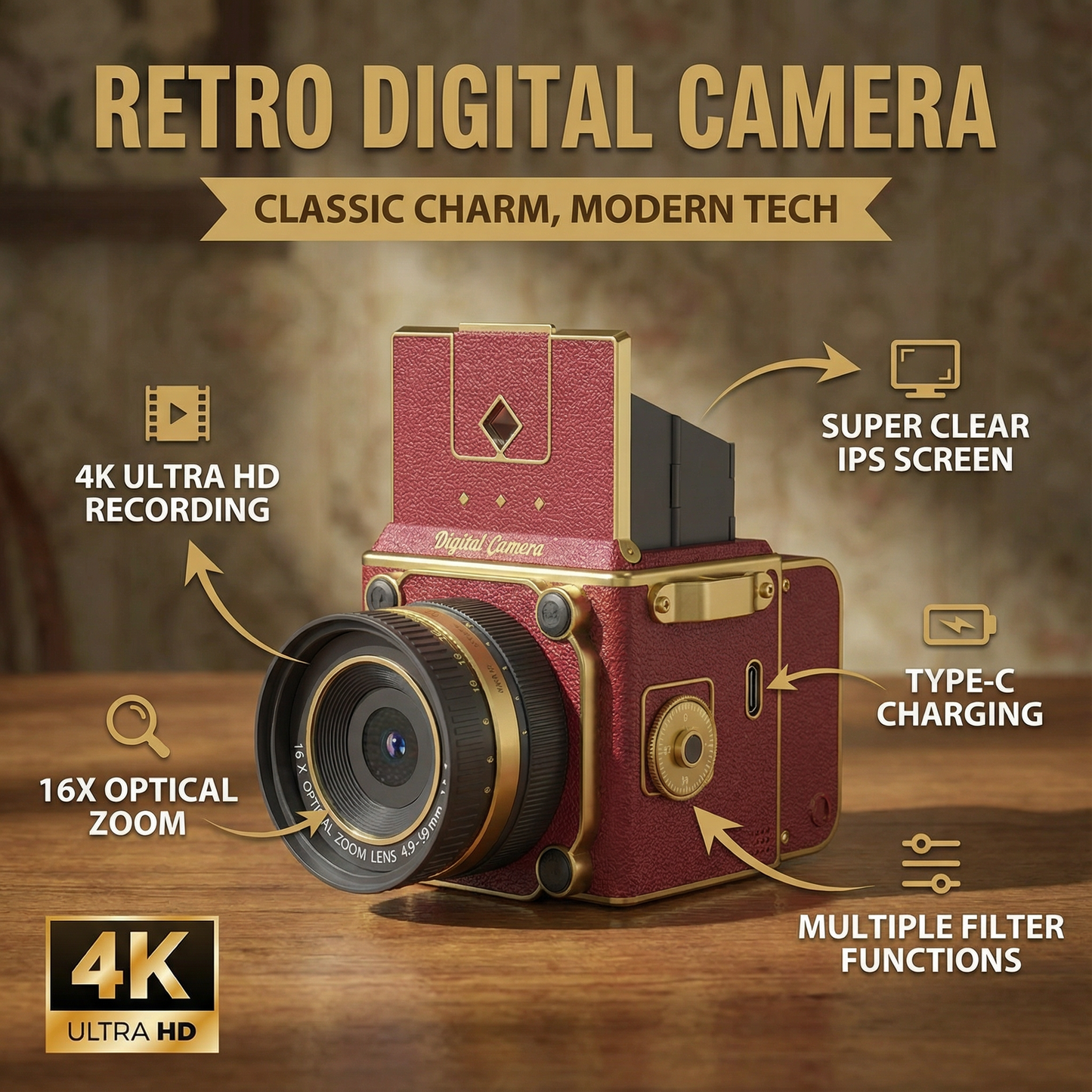 Retrospec™ Reflex 4K